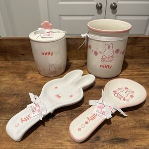Miffy Pink Sakura 4 Piece Bundle Set